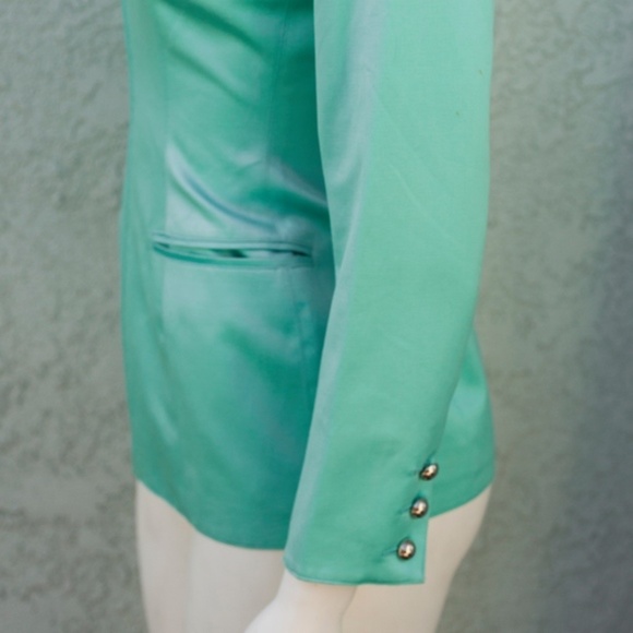 Light turquoise | Mint vintage Calude Montana Jacket - Picture 3 of 8